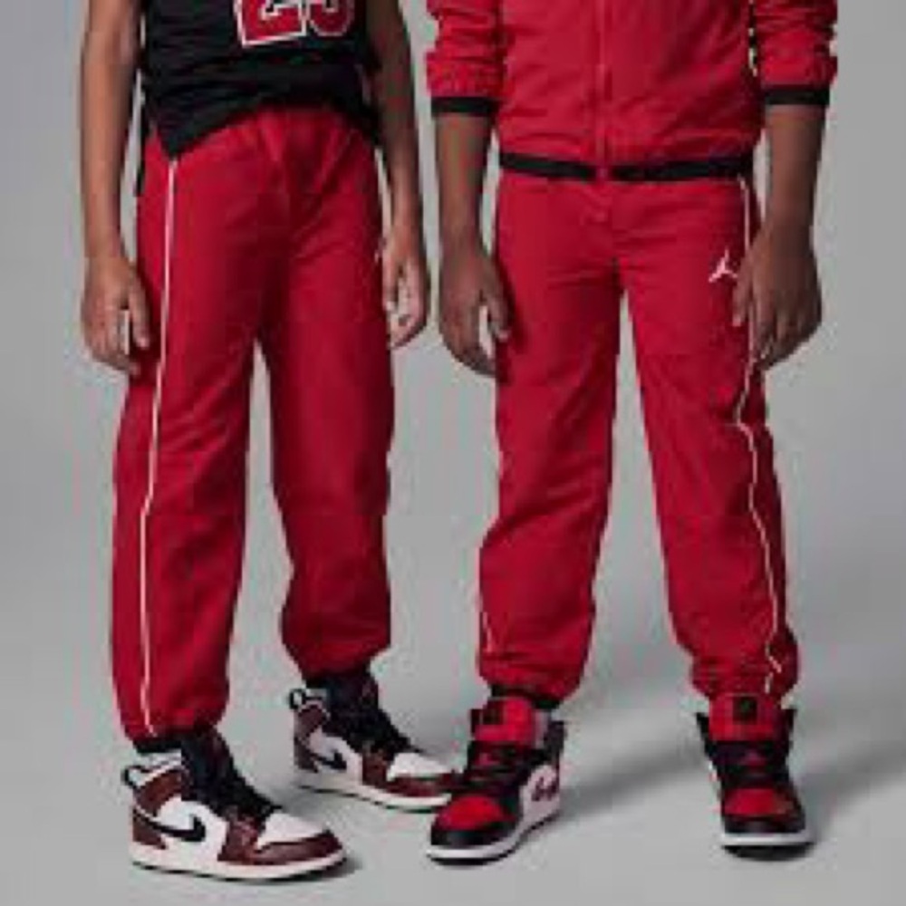 Jordan Kids Bold Red Joggers